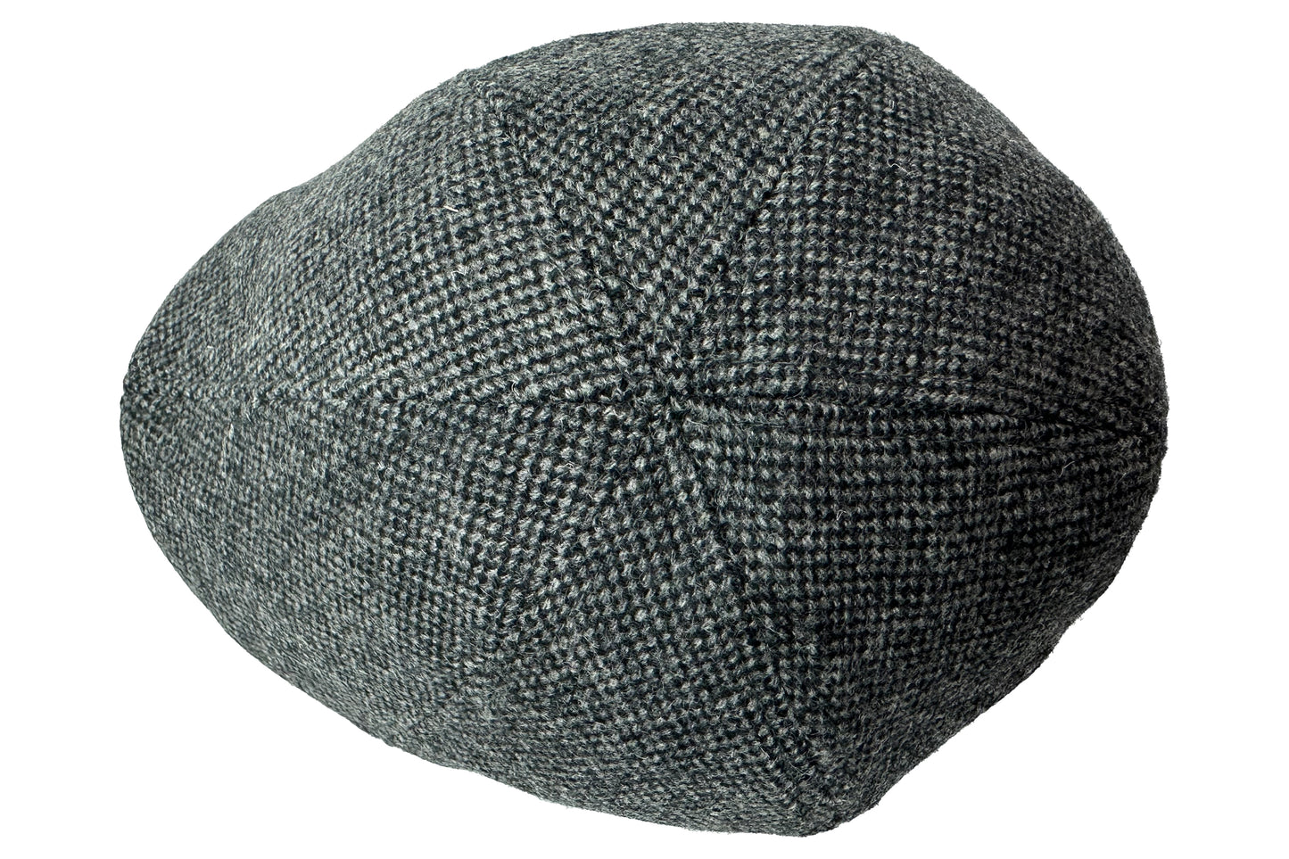 Fiebig 6-Panel Flatcap -  Gatsby - Donegal-Muster - Anthrazit