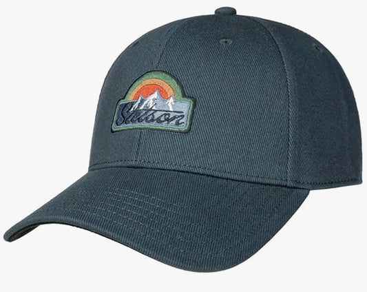 Stetson Mountain Basecap - 100% Baumwolle - Braun / Blau