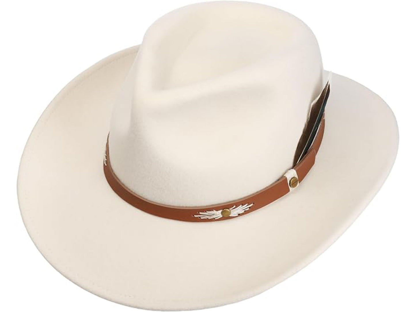 Stetson Western Woolfelt Kadoka Traveller - Wollfilzhut - Knautschbar / Wasserfest - Cremweiß
