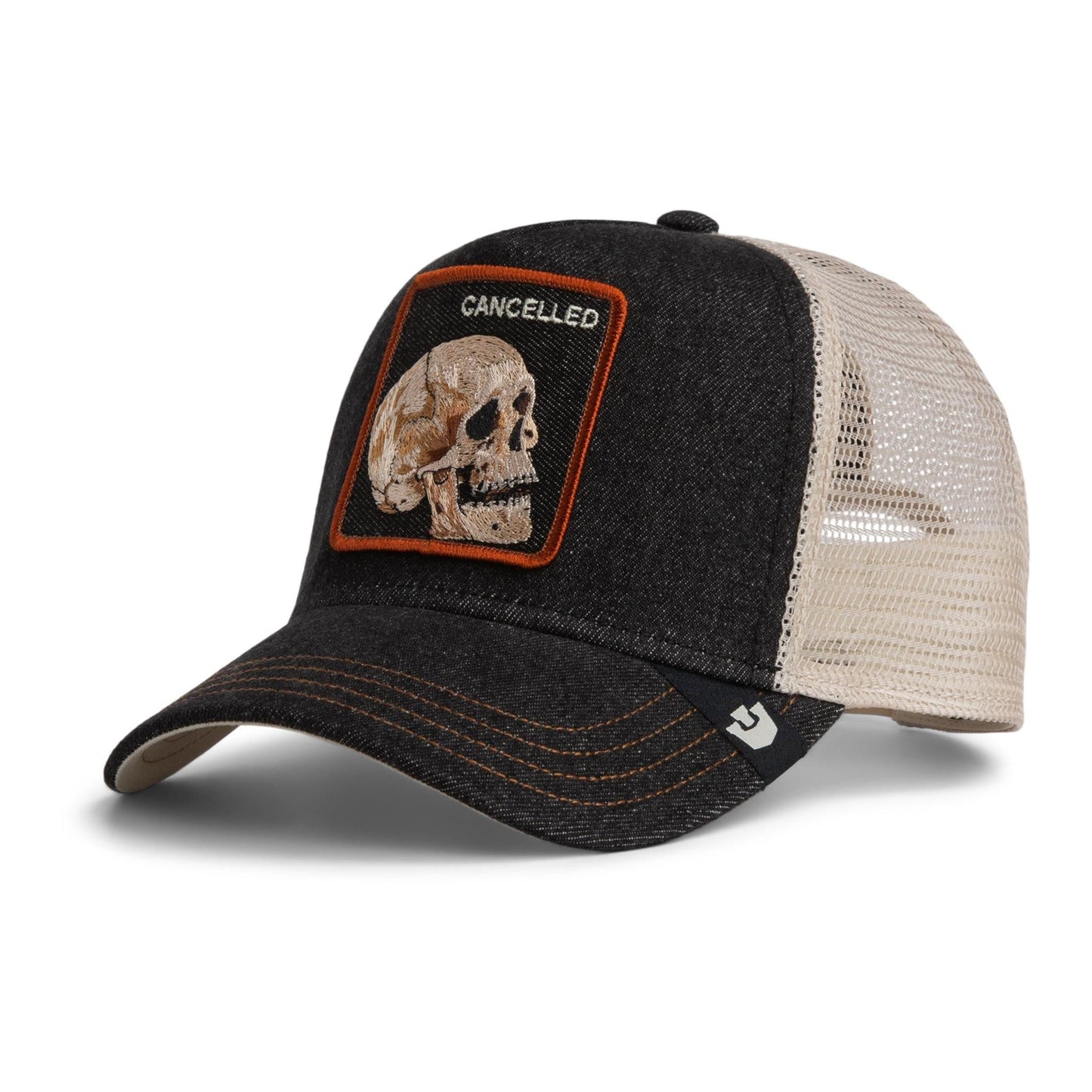 Goorin Bros. Trucker Cap - Skull Cancelled Denim