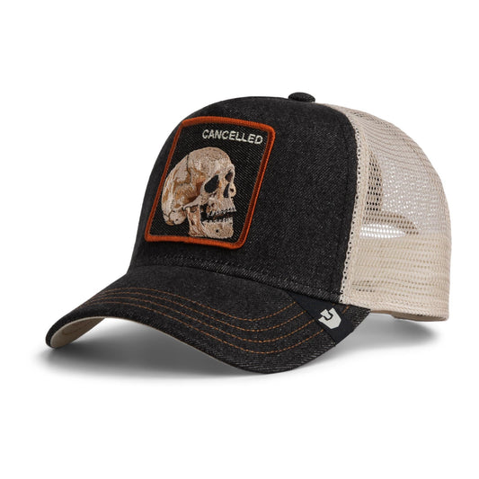 Goorin Bros. Trucker Cap - Skull Cancelled Denim