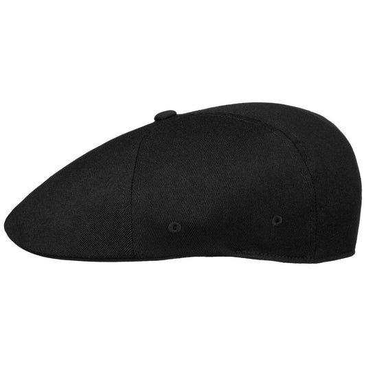 Kangol Seamless Flexfit Denim Flatcap Schiebermütze - Black - Schwarz