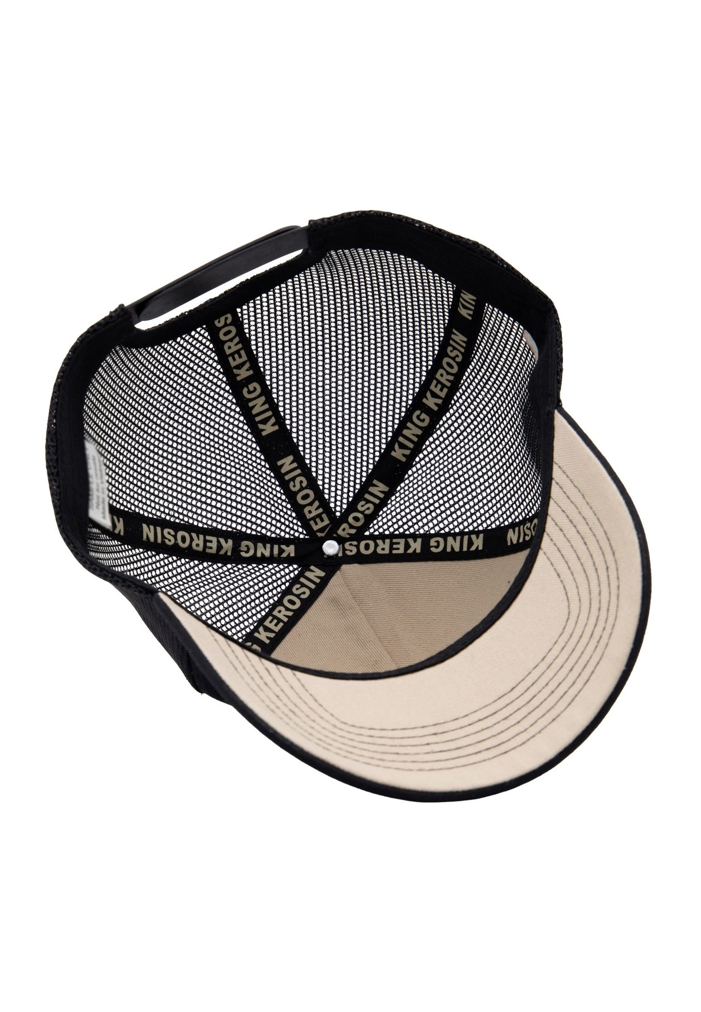 King Kerosin Trucker Cap "Never fuck a Fucker" - Schwarz