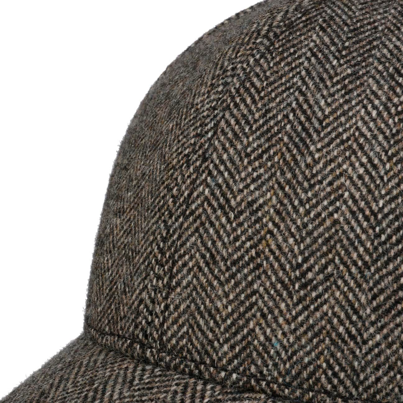 Stetson Plano Woolrich Basecap - hinten geschlossen - 333 - Schwarz/Braun