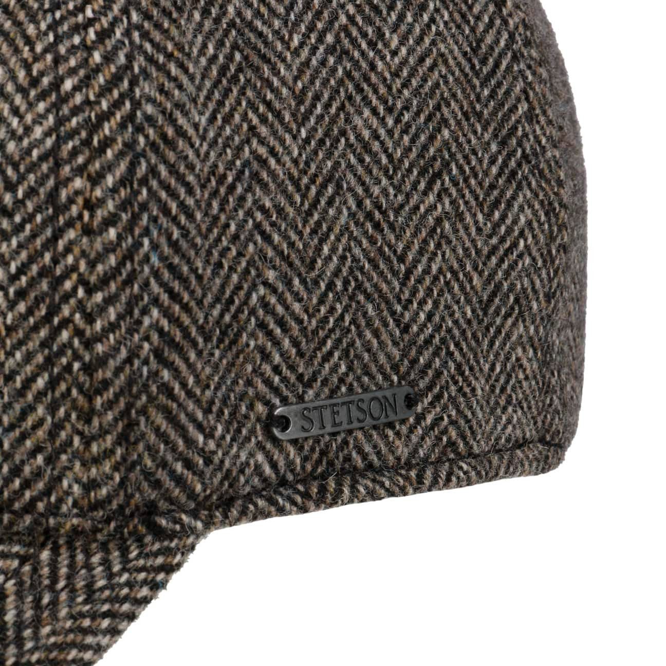Stetson Plano Woolrich Basecap - hinten geschlossen - 333 - Schwarz/Braun