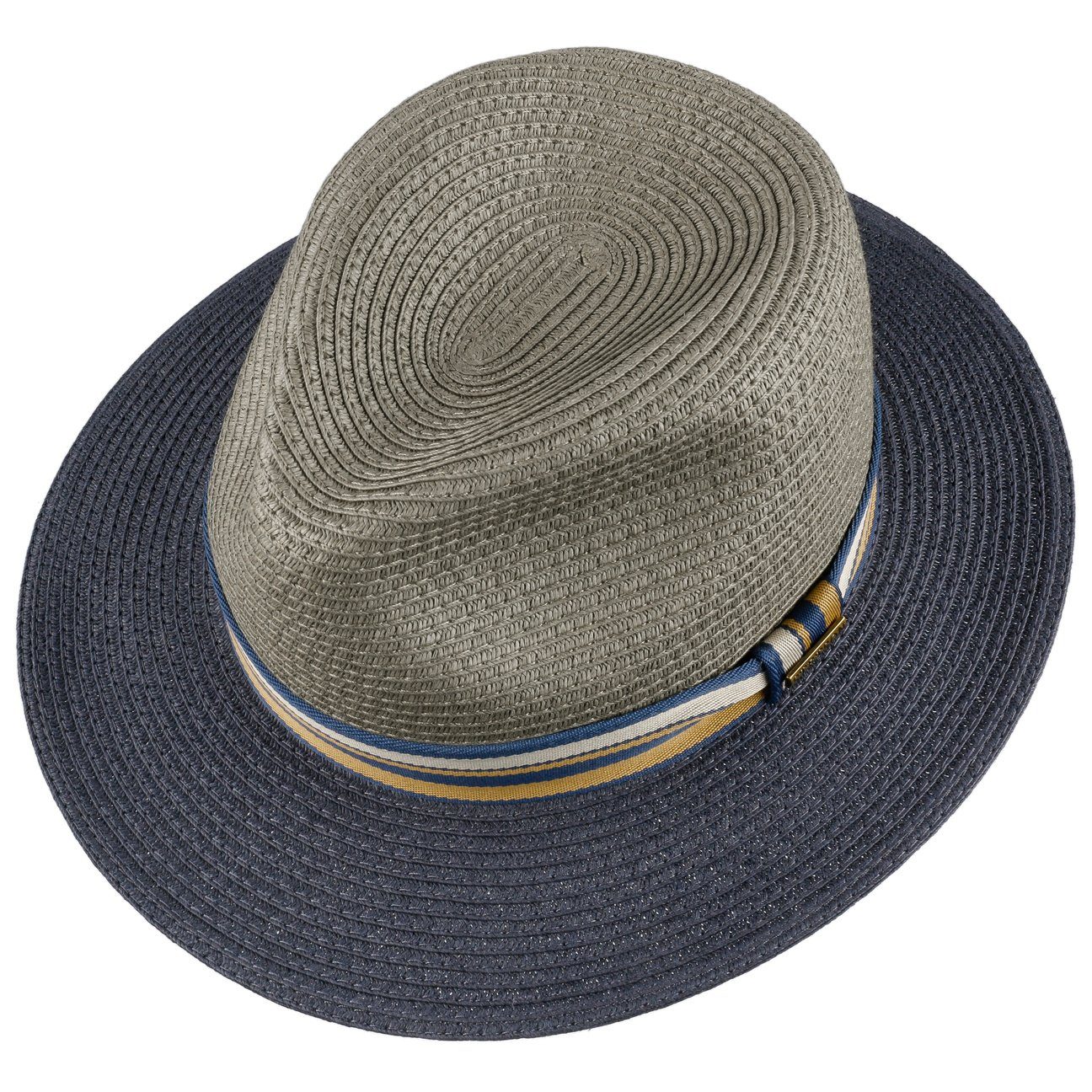 Stetson Romaro Toyo Traveller - Toyo Strohut - Aus 100% Viskose- Mit UV-Schutz 40 - Grün