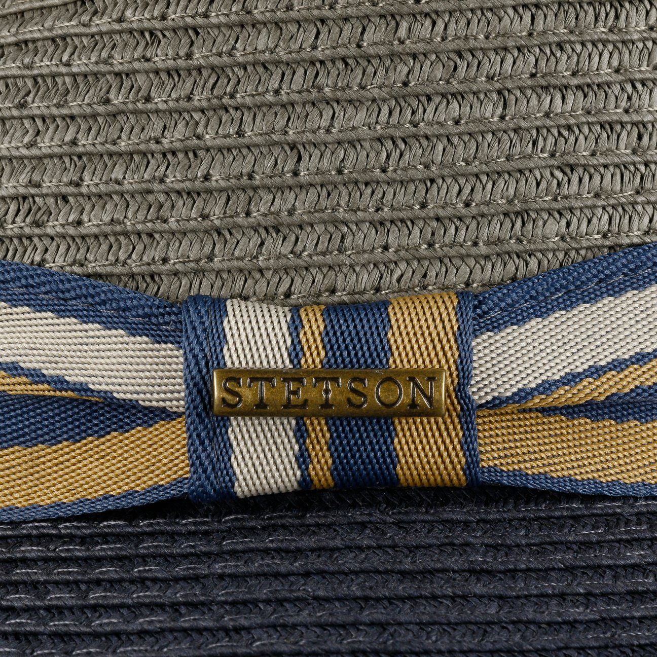 Stetson Romaro Toyo Traveller - Toyo Strohut - Aus 100% Viskose- Mit UV-Schutz 40 - Grün