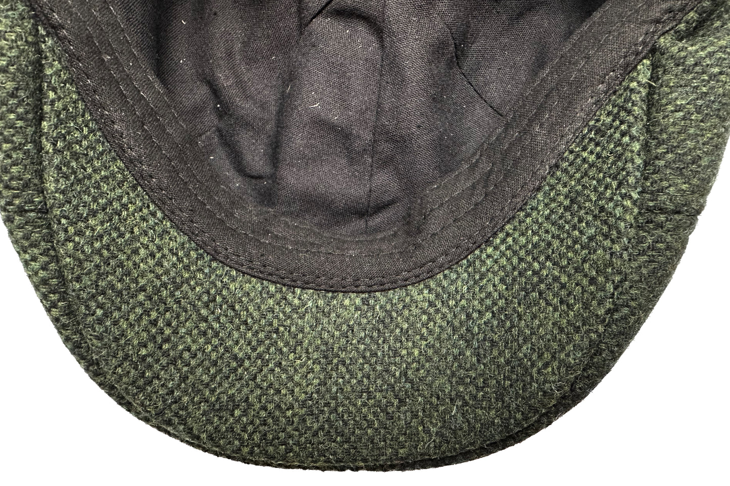 Fiebig 6-Panel Flatcap -  Gatsby - Donegal-Muster - Oliv