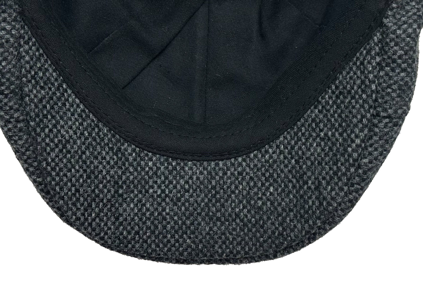 Fiebig 6-Panel Flatcap -  Gatsby - Donegal-Muster - Anthrazit