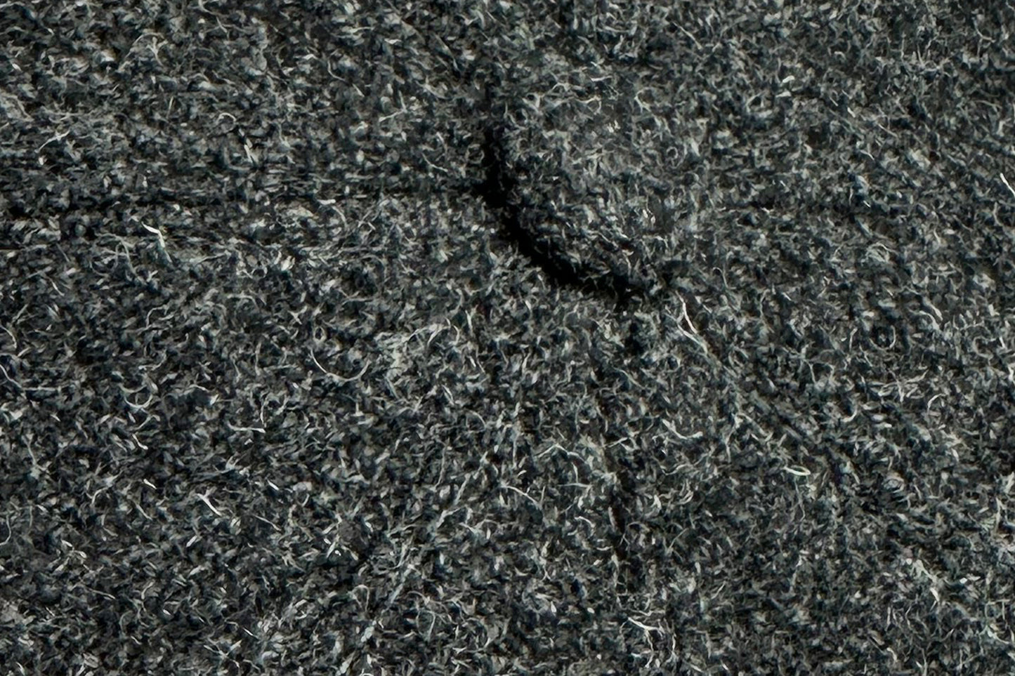 Fiebig 8-Panel Shetland Wolle Donegal Ballonmütze - Donegal-Muster - Anthrazit