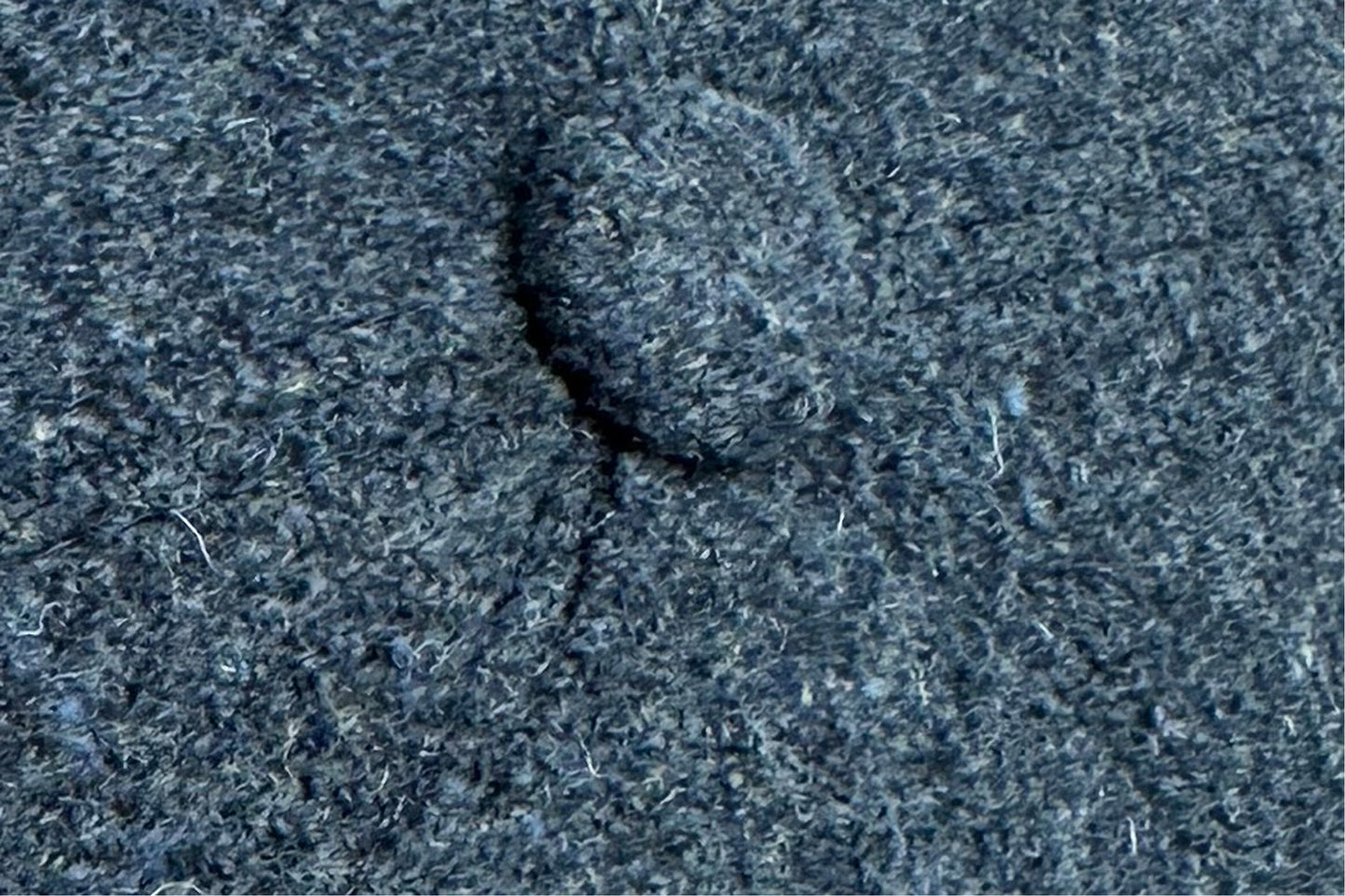 Fiebig 8-Panel Shetland Wolle Donegal Ballonmütze - Donegal-Muster - Jeansblau