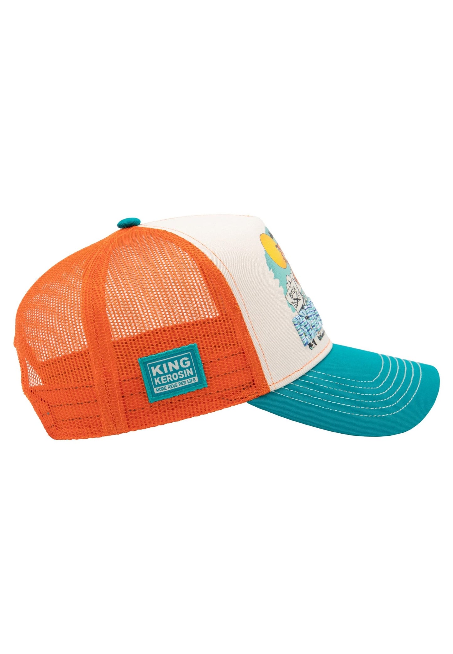 King Kerosin Trucker Cap "Beach Please"