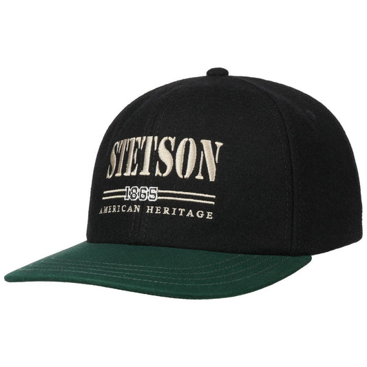 Stetson Baseball Cap American Heritage - Schwarz Grün