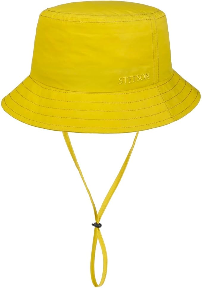 Stetson Bucket WR - Wasserabweisender Nylon-Anglerhut - Gelb