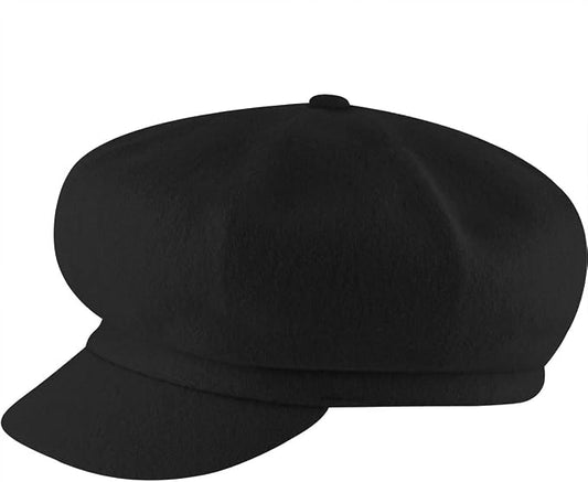 Kangol Spitfire Ballonmütze Wolle - Black - Schwarz