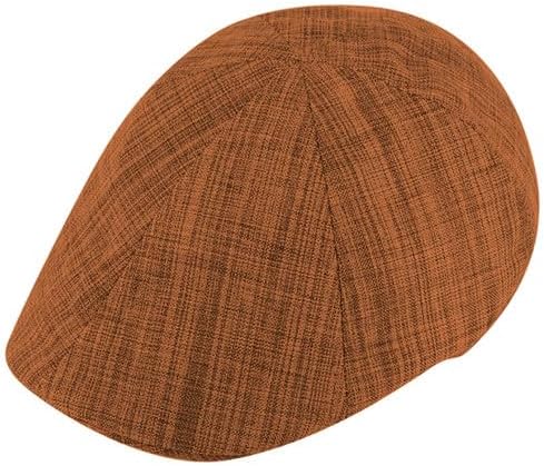 Fiebig 6-Panel Flatcap - Melange - Zimt