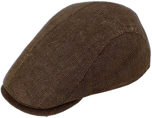 Fiebig Jute Flatcap - Braun