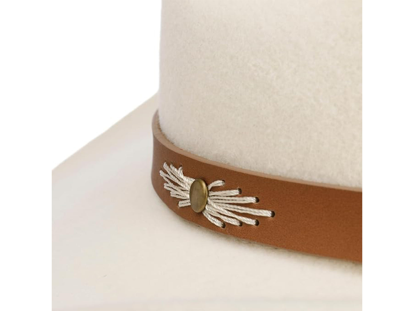 Stetson Western Woolfelt Kadoka Traveller - Wollfilzhut - Knautschbar / Wasserfest - Cremweiß
