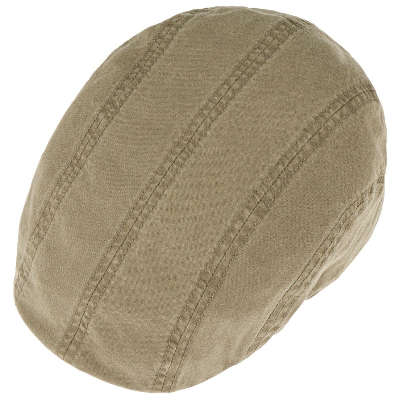 Stetson Madison Organic Ivy Cap  - Nachhaltig - Flatcap aus 100% organischer Baumwolle - Khaki