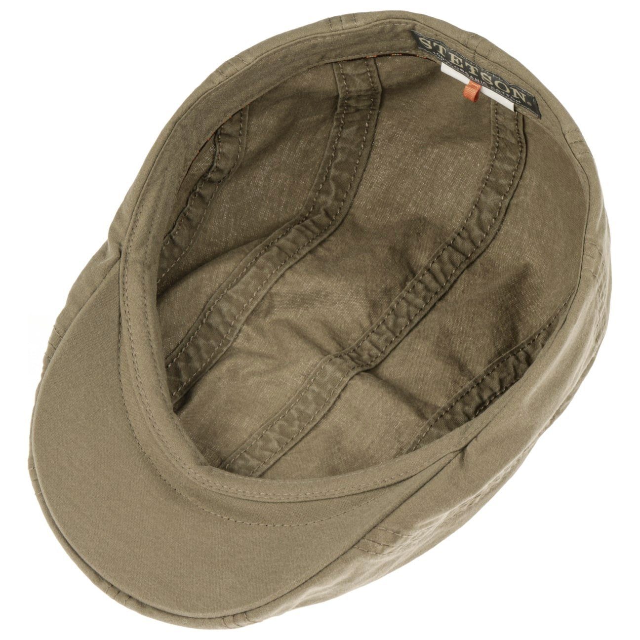 Stetson Madison Organic Ivy Cap  - Nachhaltig - Flatcap aus 100% organischer Baumwolle - Khaki