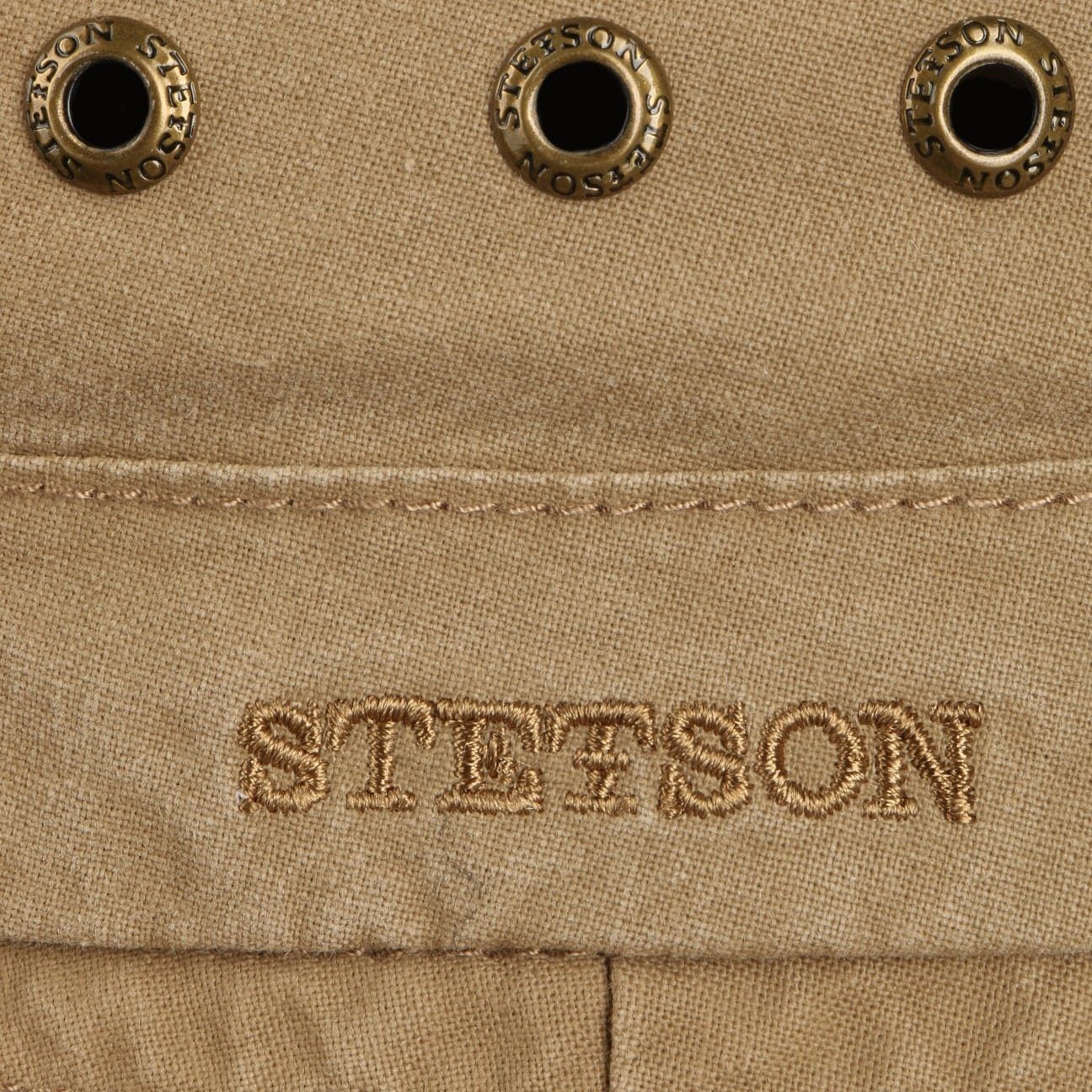 Stetson Reston Organic Bucket  - Nachhaltig - Anglerhut aus 100% organischer Baumwolle - Khaki