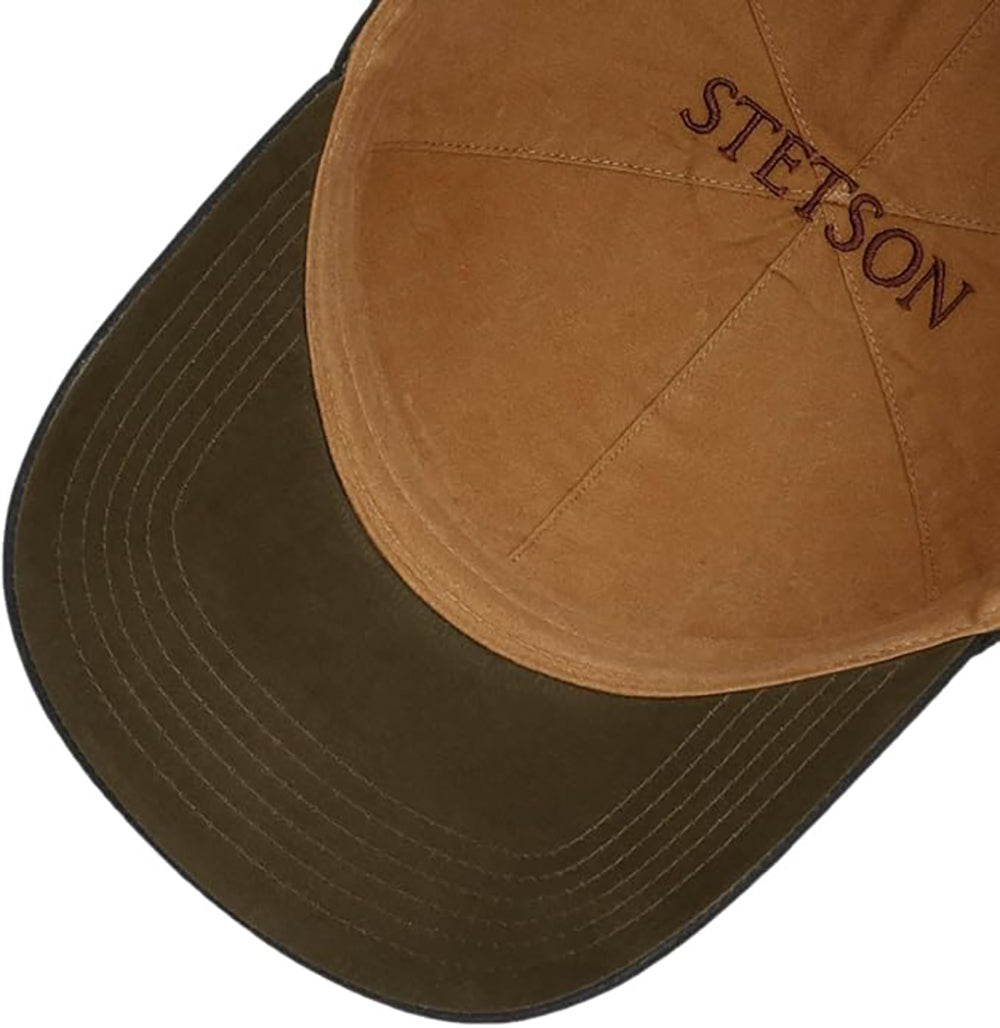 STETSON Baseball Cap "Waxed Cotton" - Schwarz