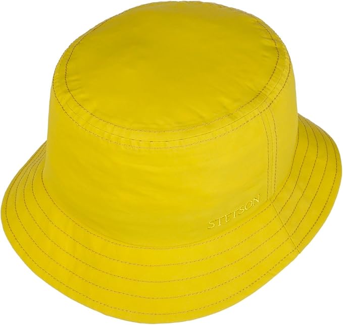 Stetson Bucket WR - Wasserabweisender Nylon-Anglerhut - Gelb