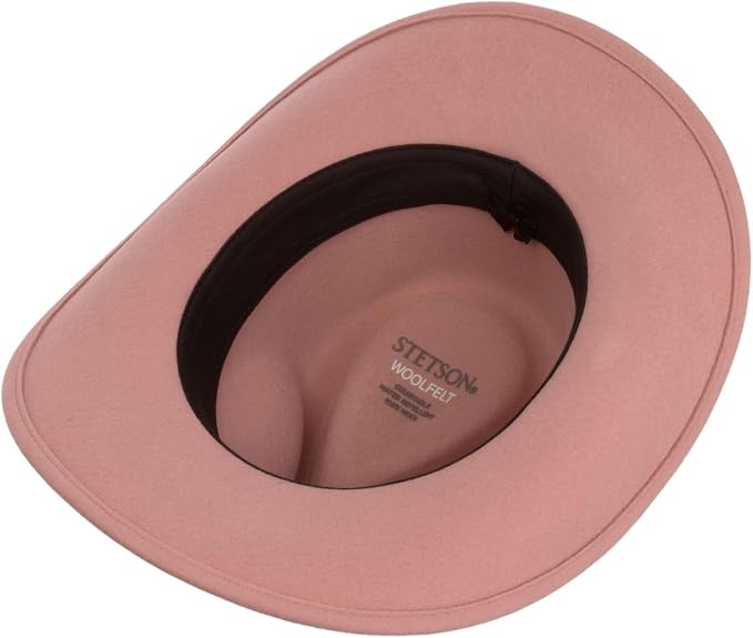 Stetson Western Woolfelt Kadoka Traveller - Wollfilzhut - Knautschbar / Wasserfest - Rosa