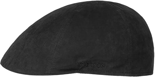 Stetson Texas Waxed Cotton WR - Duck Cap - Wasserabweisend - 1 - Schwarz