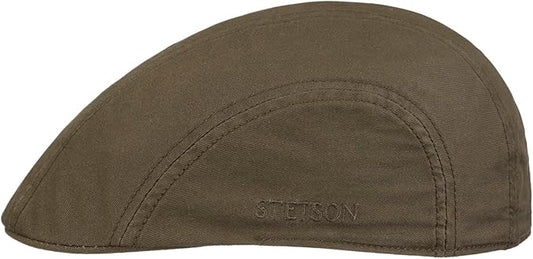 Stetson Madison Cotton Twill Ivy Cap Flatcap aus 100% Baumwolle - Oliv