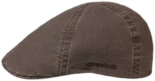 Stetson Texas Organic Duck Cap  - Nachhaltig - Cap aus 100% organischer Baumwolle - Braun