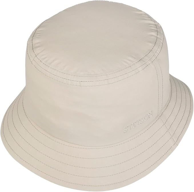 Stetson Bucket WR - Wasserabweisender Nylon-Anglerhut - Cremeweiß