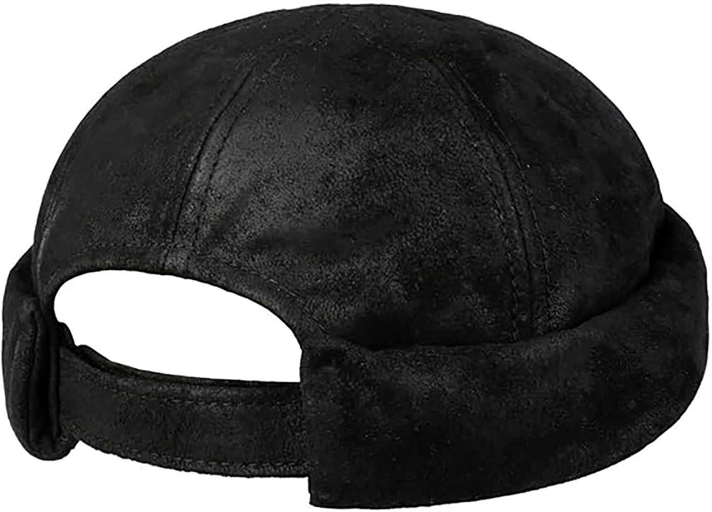 Stetson Classic Dockermütze Leder - Dockermütze aus Leder - Pigskin - Schwarz