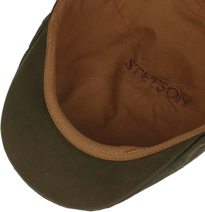 Stetson Texas Waxed Cotton WR - Duck Cap - Wasserabweisend - 5 - Oliv