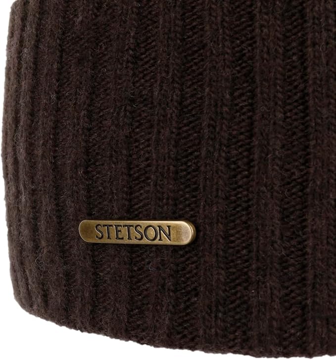Stetson Bommelmütze Beanie Navacho - Braun