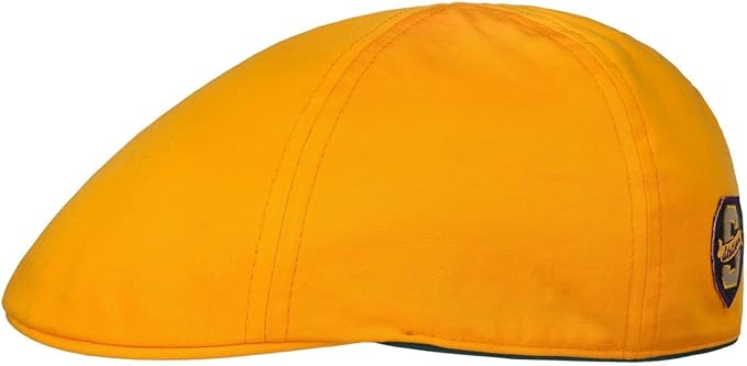 Stetson Texas Block- Duck Cap aus 100% Baumwolle - 94 - Gelb/Orange