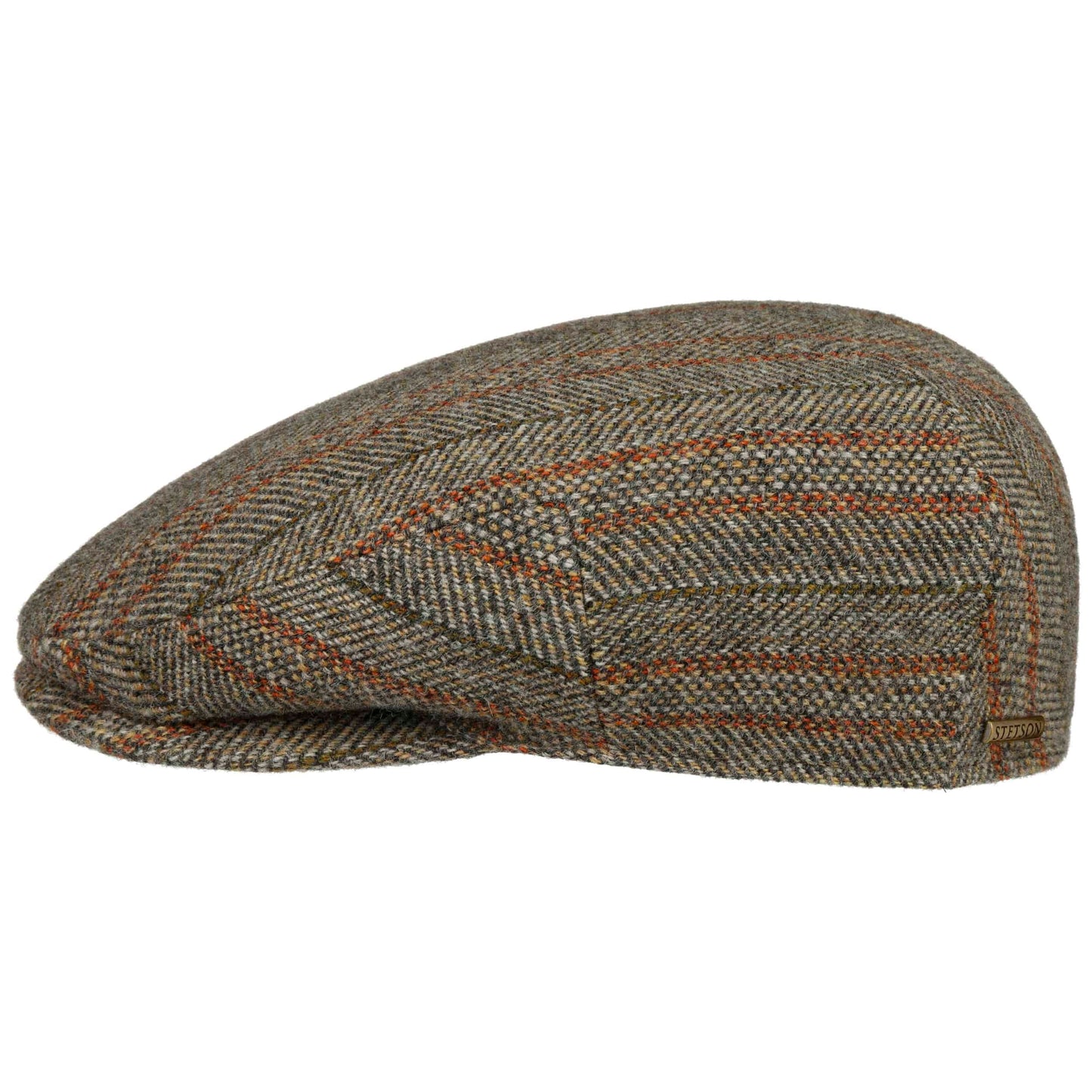 Stetson Kent Herringbone Wool Driver Cap - Cap aus  Wolle - 637 - Mehrfarbig