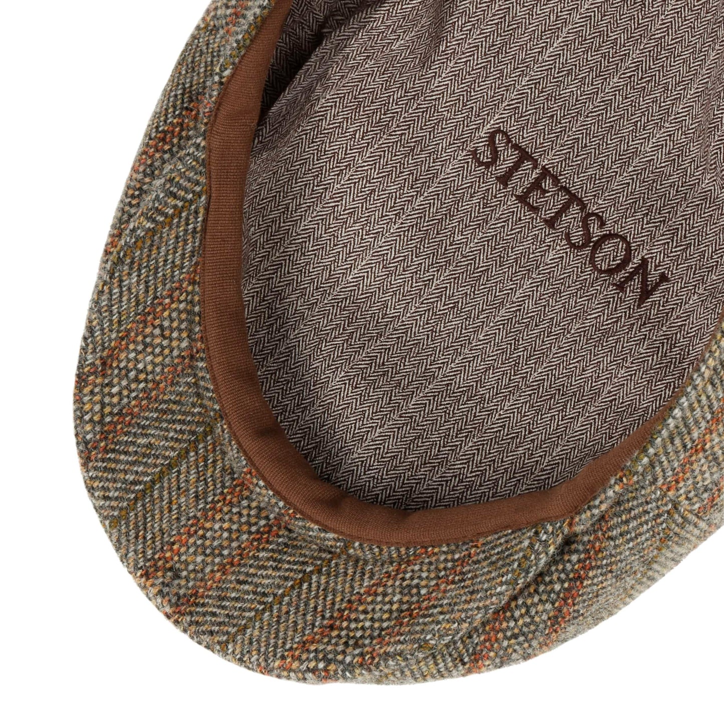 Stetson Kent Herringbone Wool Driver Cap - Cap aus  Wolle - 637 - Mehrfarbig