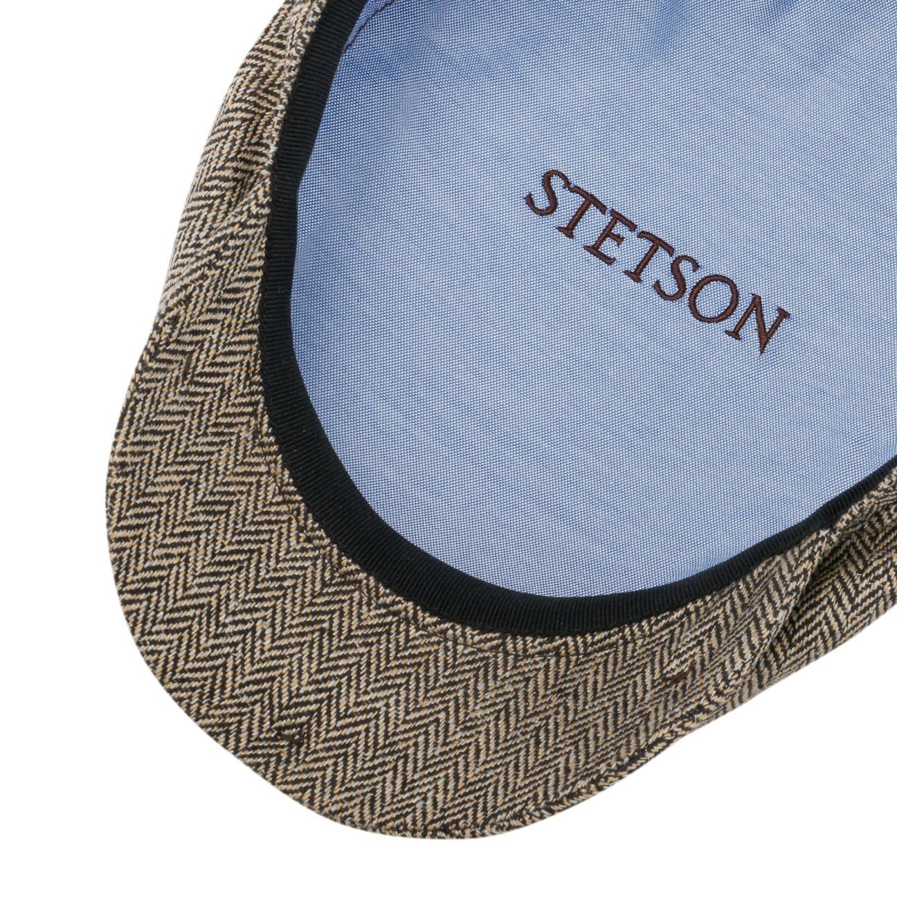 Stetson Belfast Silk - aus 100% Seide - 316 - Schwarz/Beige- Made in the EU