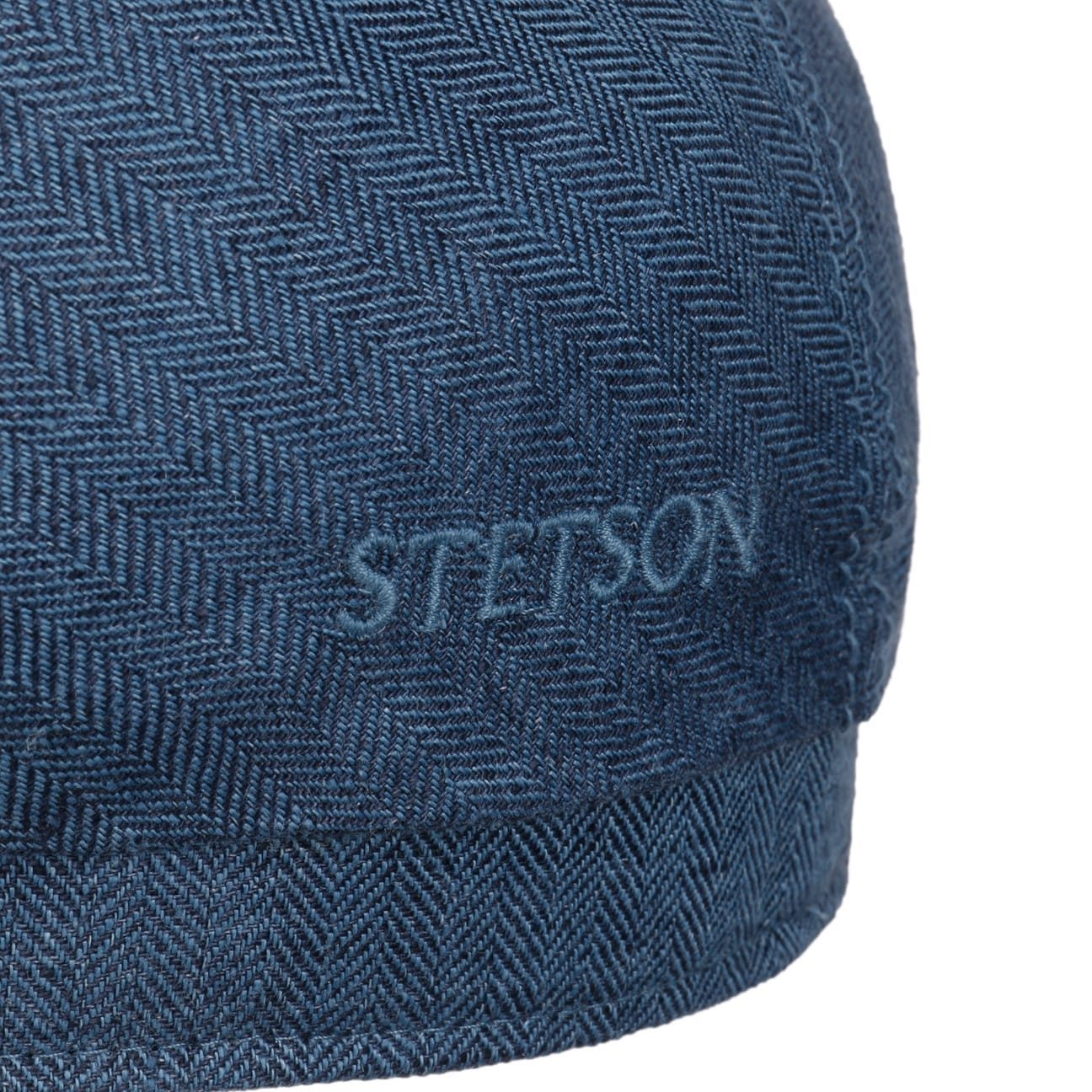 Stetson Brooklin Leinen - aus 100% Leinen - 322 - Blau-Meliert
