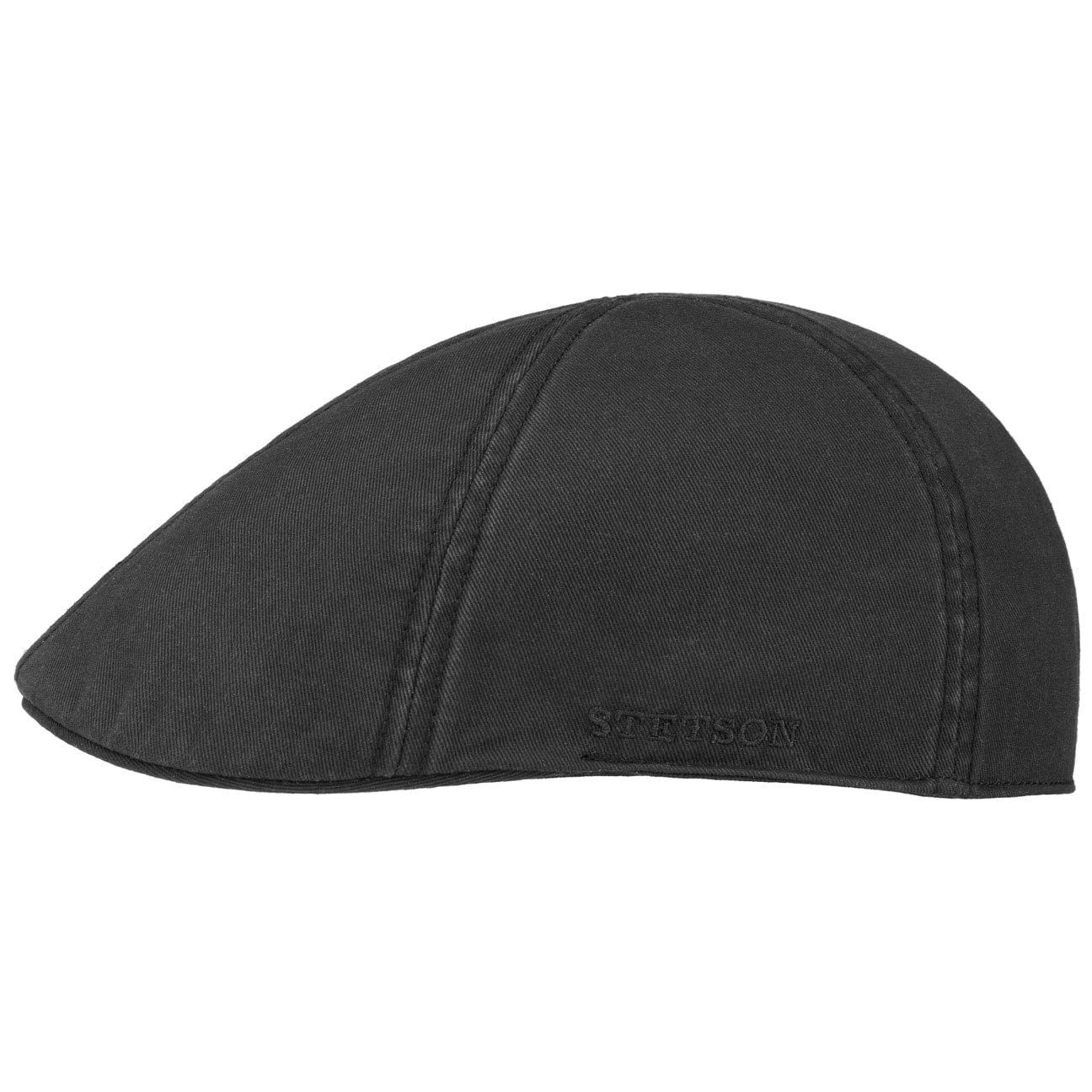 Stetson Texas Cotton - Duck Cap aus 100% Baumwolle - 1 - Schwarz