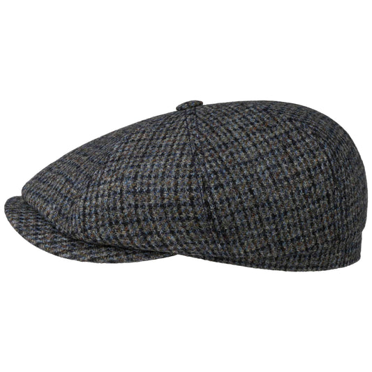 Stetson Hatteras Harris Tweed - Schirmmütze aus 100% Schurwolle - Mehrfarbig