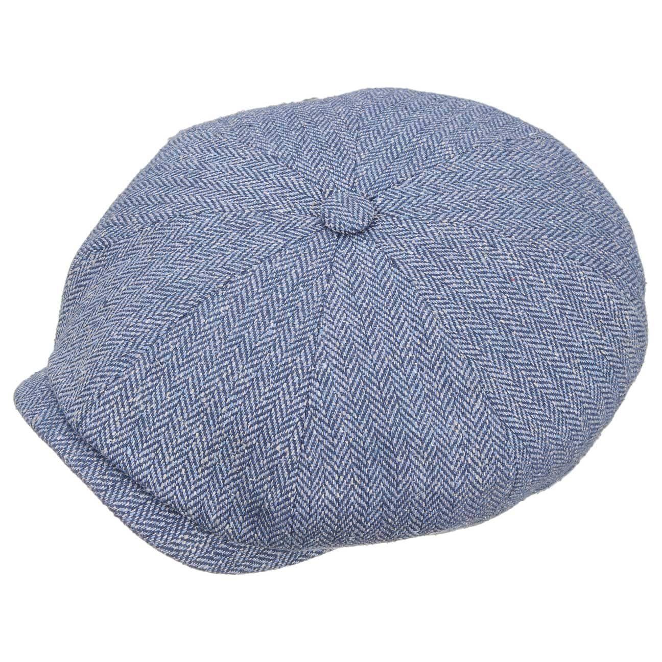 Stetson Hatteras Silk - aus 100% Seide - 321 - Blau/Weiß - Made in the EU