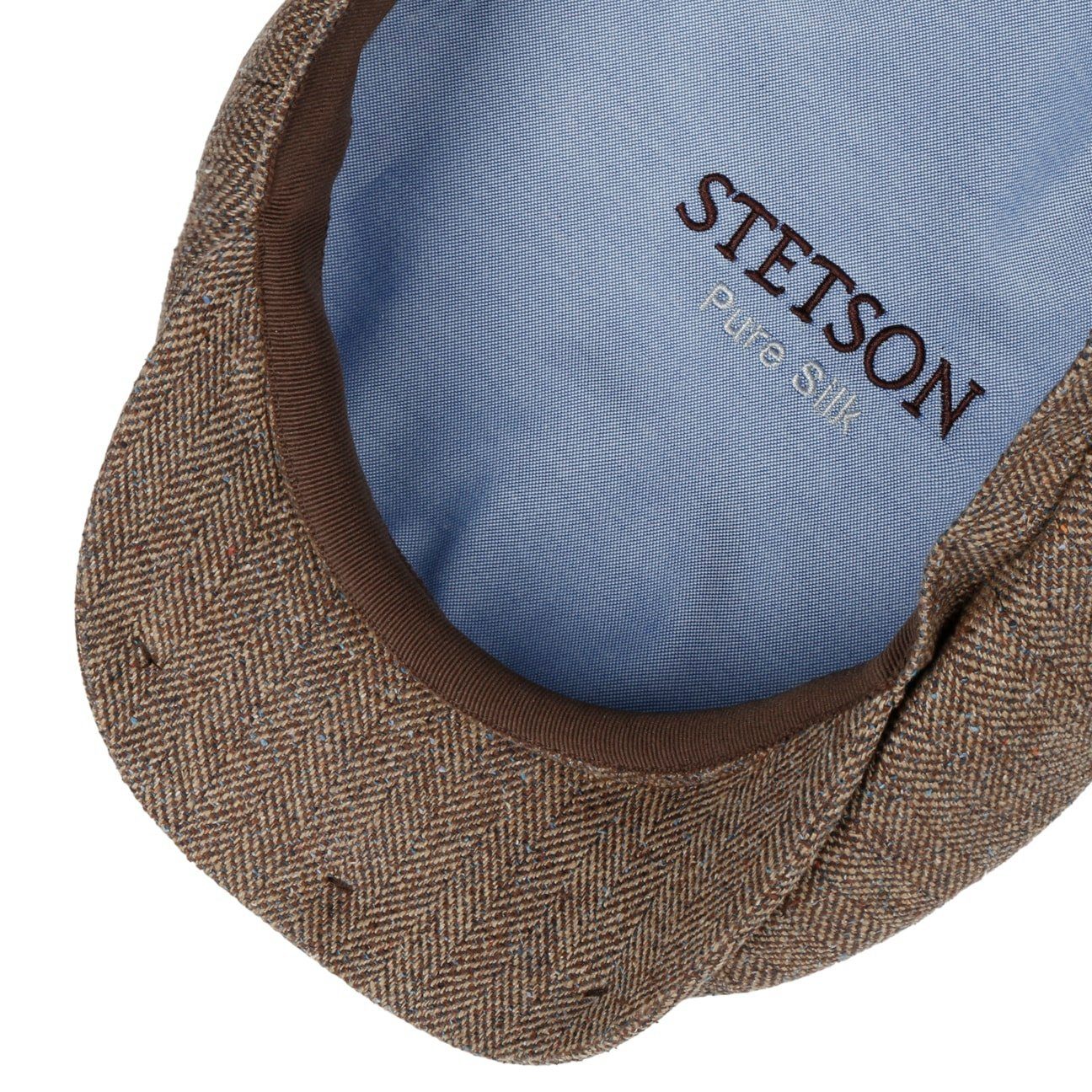 Stetson Hatteras Silk - aus 100% Seide - 361 - Beige/Braun - Made in the EU
