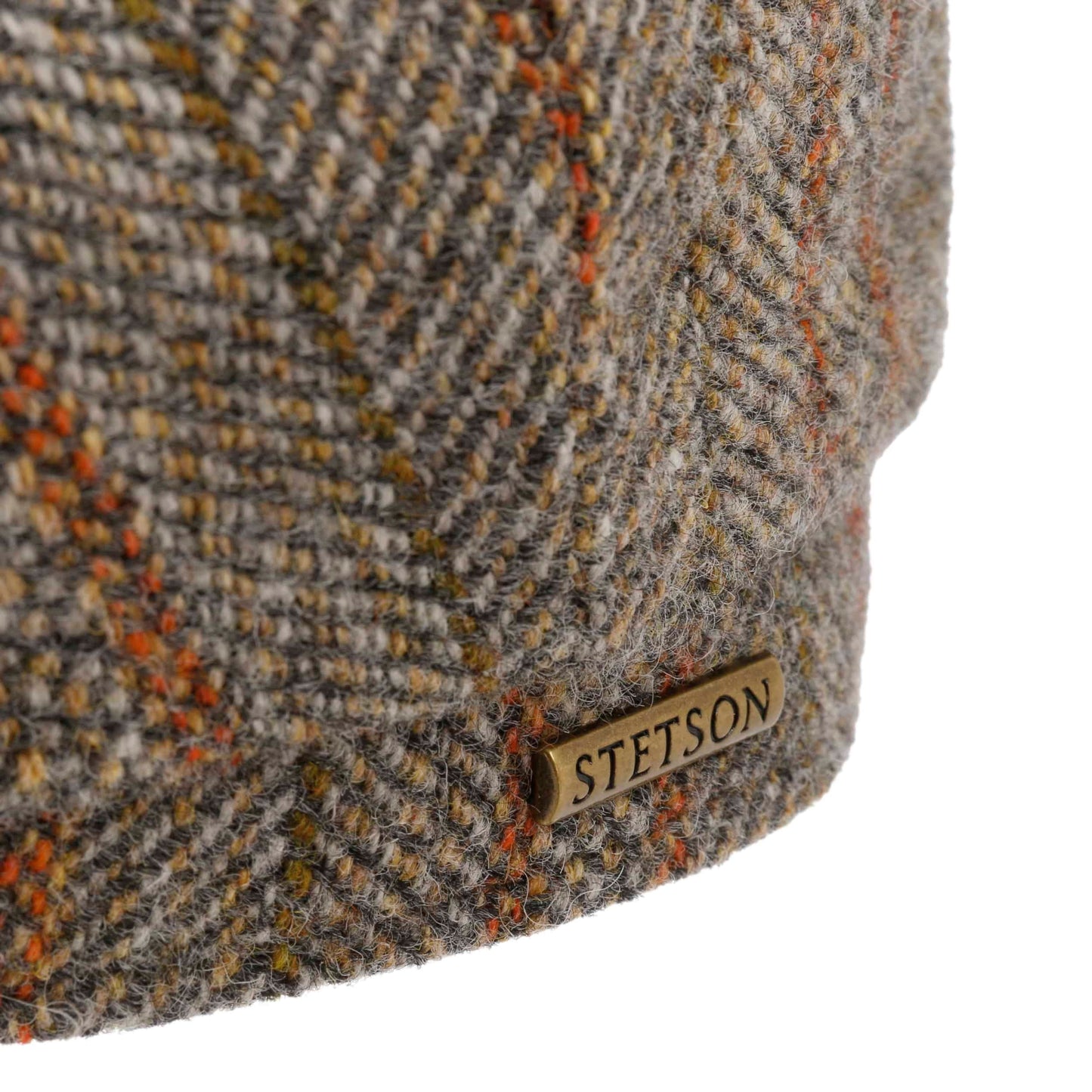 Stetson Hatteras Herringbone Virgin Wool - Ballonmütze - 8-teilig - Mehrfarbig