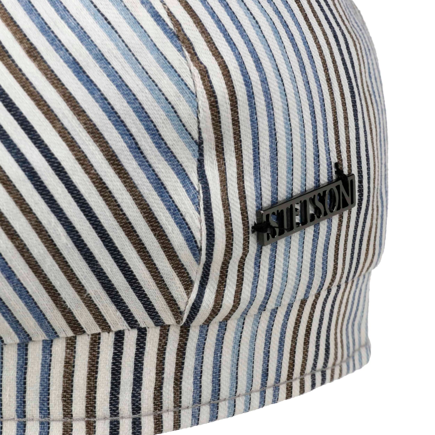 Stetson Hatteras Leinen/Seide Stripe - Ballonmütze - 8-teilig - Mehrfarbig gestreift