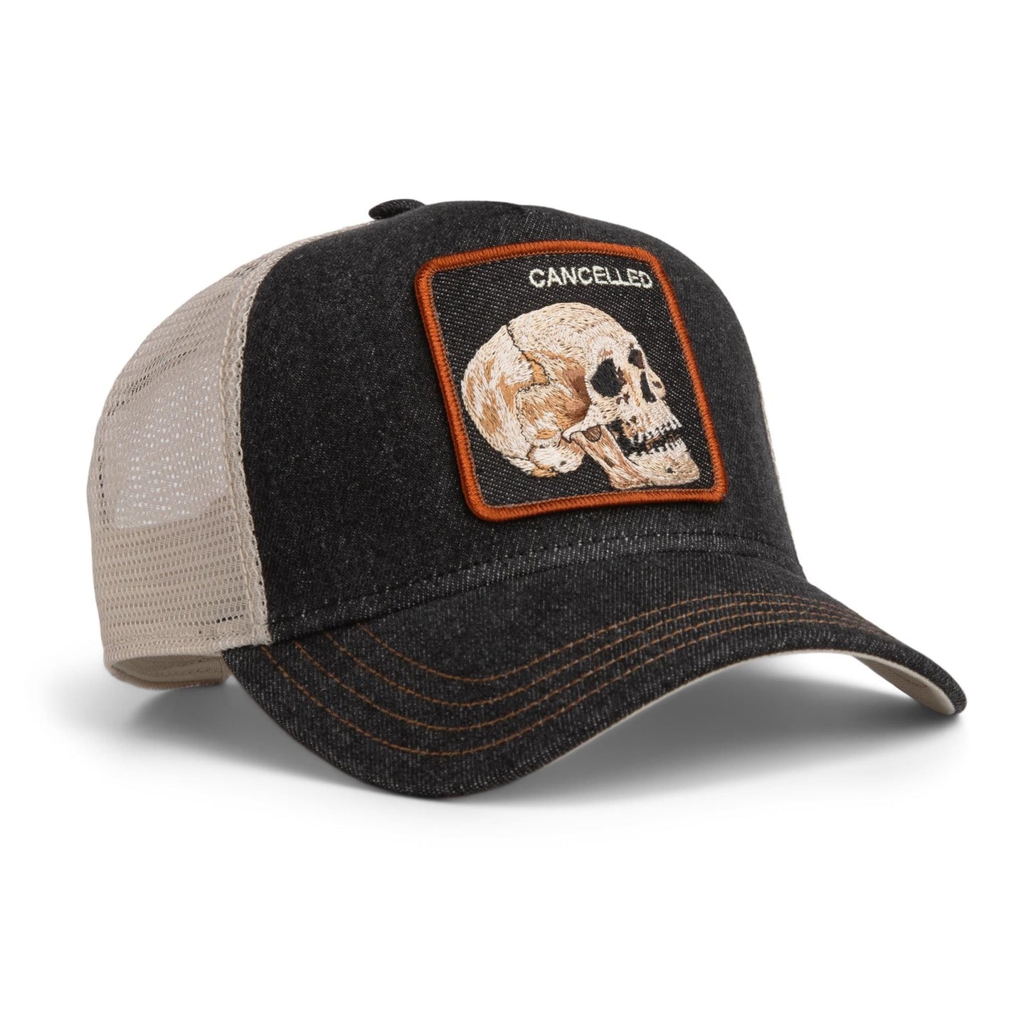 Goorin Bros. Trucker Cap - Skull Cancelled Denim