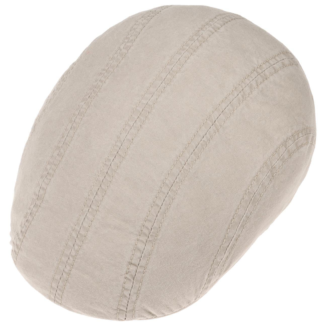 Stetson Madison Organic Ivy Cap  - Nachhaltig - Flatcap aus 100% organischer Baumwolle - Hellbeige