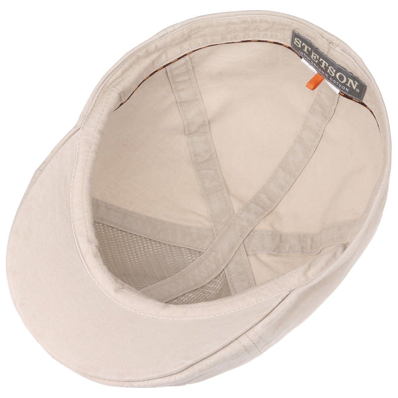 Stetson Texas Organic Duck Cap  - Nachhaltig - Cap aus 100% organischer Baumwolle - Hellbeige