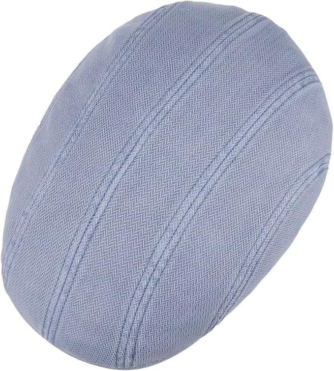 Stetson  Ivy Cap Cotton - Festival - Hellblau Fischgrat